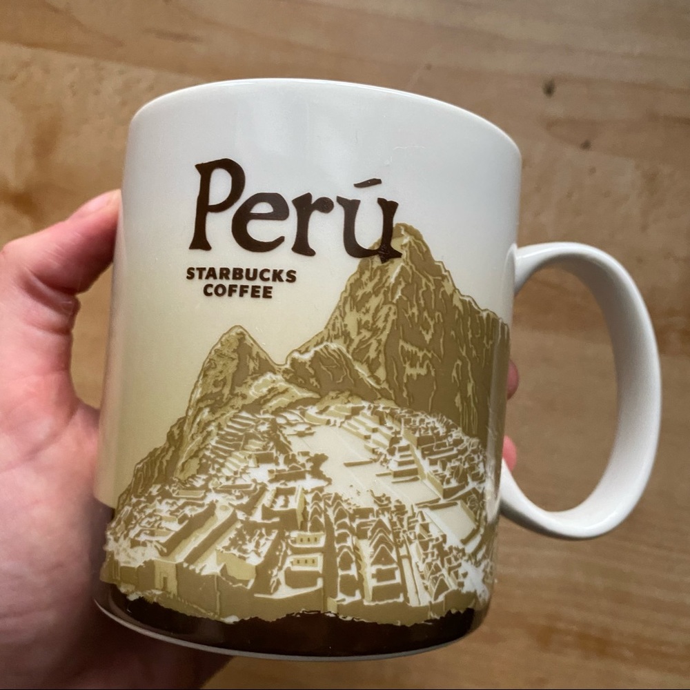 NWT Starbucks Peru Global Icon Mug 16 Oz